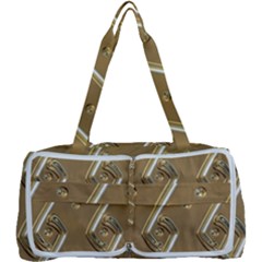 Gold Background 3d Multi Function Bag