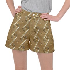 Gold Background 3d Ripstop Shorts