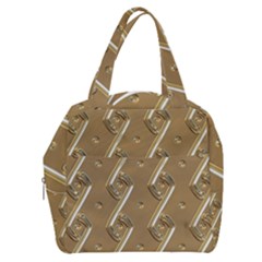 Gold Background 3d Boxy Hand Bag