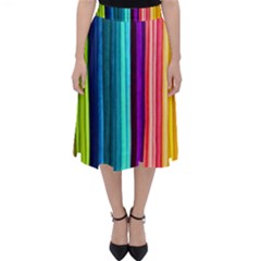 COLORFUL-57 Classic Midi Skirt