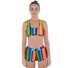 COLORFUL-57 Racerback Boyleg Bikini Set