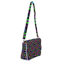 Colorful 58 Shoulder Bag With Back Zipper by ArtworkByPatrick