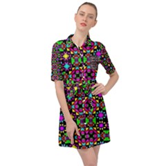 Colorful 58 Belted Shirt Dress