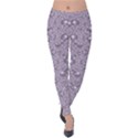 Baroque Pearls And Fauna Ornate Mandala Velvet Leggings View1