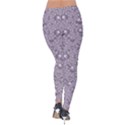 Baroque Pearls And Fauna Ornate Mandala Velvet Leggings View2