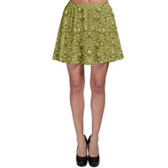 Baroque Pearls In Ornate Decorative Bohemian Style Skater Skirt by pepitasart