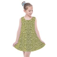 Baroque Pearls In Ornate Decorative Bohemian Style Kids  Summer Dress