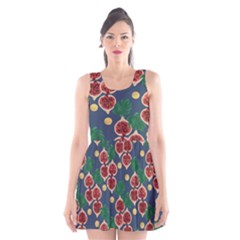 Figs And Monstera  Scoop Neck Skater Dress by VeataAtticus