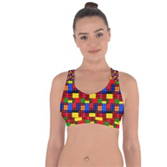 Colorful 59 Cross String Back Sports Bra