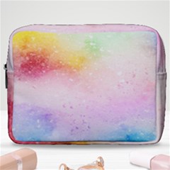 Rainbow painting drops Make Up Pouch (Large)