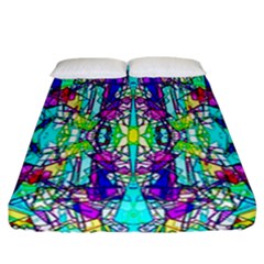 Colorful 60 Fitted Sheet (california King Size) by ArtworkByPatrick