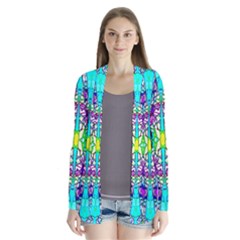 Colorful 60 Drape Collar Cardigan by ArtworkByPatrick