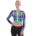 Colorful 60 Long Sleeve Cropped Velvet Jacket View1