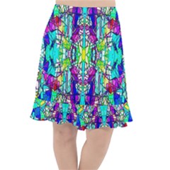 Colorful 60 Fishtail Chiffon Skirt by ArtworkByPatrick