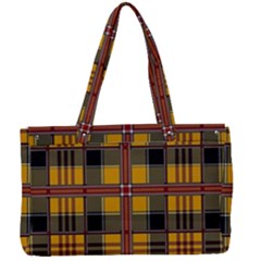 Plaid 5 Canvas Work Bag by ArtworkByPatrick