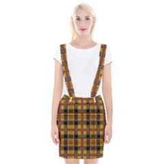 Plaid 5 Braces Suspender Skirt by ArtworkByPatrick