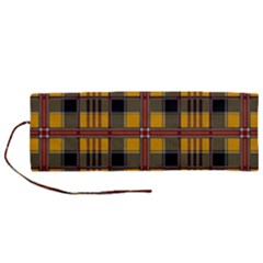 Plaid 5 Roll Up Canvas Pencil Holder (m)