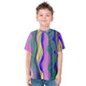 Wavy scribble abstract Kids  Cotton Tee View1