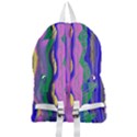 Wavy scribble abstract Foldable Lightweight Backpack View2