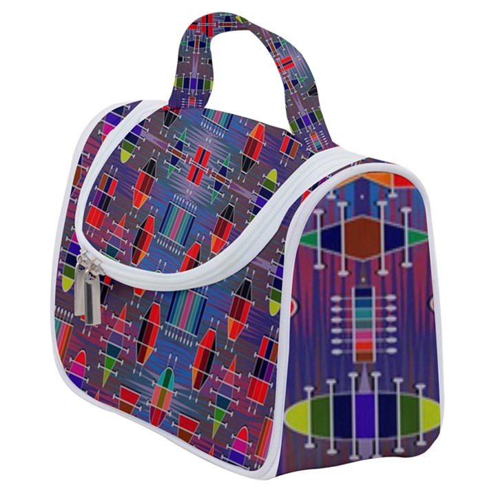 Colorful 63 Satchel Handbag