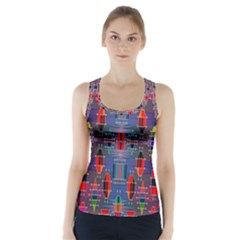 Colorful 63 Racer Back Sports Top by ArtworkByPatrick