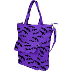 Bats Pattern Shoulder Tote Bag by bloomingvinedesign