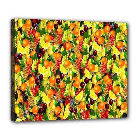 Colorful 65 Deluxe Canvas 24  X 20  (stretched) by ArtworkByPatrick