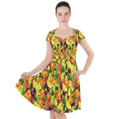 Colorful 65 Cap Sleeve Midi Dress by ArtworkByPatrick