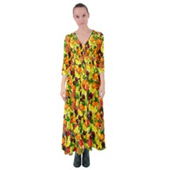 Colorful 65 Button Up Maxi Dress