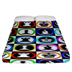 Chess Fitted Sheet (king Size) by ArtworkByPatrick