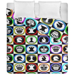 Chess Duvet Cover Double Side (california King Size) by ArtworkByPatrick