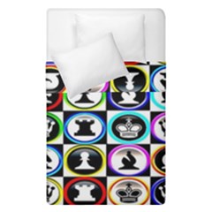 Chess Duvet Cover Double Side (single Size) by ArtworkByPatrick