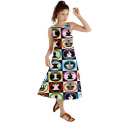 Chess Summer Maxi Dress