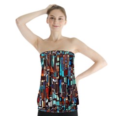 Colorful 66 Strapless Top by ArtworkByPatrick