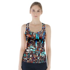 Colorful 66 Racer Back Sports Top by ArtworkByPatrick