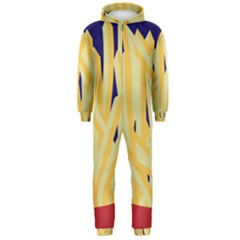 French Fries Potato Snacks Food Hooded Jumpsuit (men)  by Simbadda