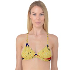 French Fries Potato Snacks Food Reversible Tri Bikini Top by Simbadda