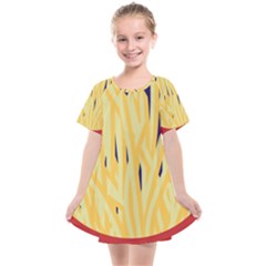 French Fries Potato Snacks Food Kids  Smock Dress by Simbadda