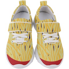 French Fries Potato Snacks Food Kids  Velcro Strap Shoes by Simbadda