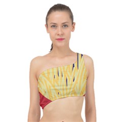 French Fries Potato Snacks Food Spliced Up Bikini Top  by Simbadda