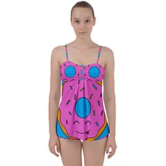 Donut Doughnut Dessert Clip Art Babydoll Tankini Set