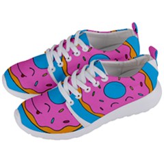 Donut Doughnut Dessert Clip Art Men s Lightweight Sports Shoes by Simbadda