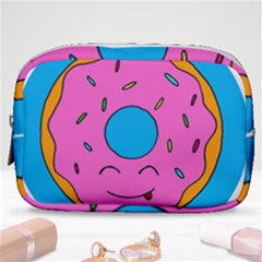 Donut Doughnut Dessert Clip Art Make Up Pouch (small) by Simbadda