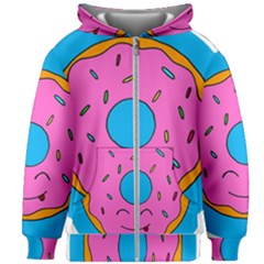 Donut Doughnut Dessert Clip Art Kids  Zipper Hoodie Without Drawstring by Simbadda