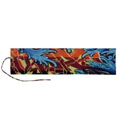 Graffiti Colourful Street Art Art Roll Up Canvas Pencil Holder (l)