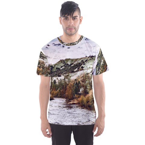 River Hills Evening California Men s Sports Mesh Tee by Simbadda