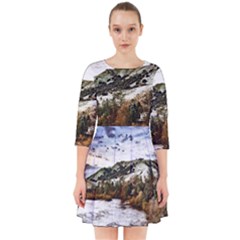 River Hills Evening California Smock Dress by Simbadda