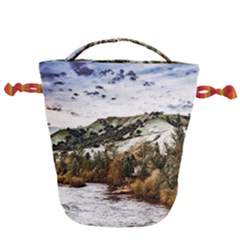 River Hills Evening California Drawstring Bucket Bag by Simbadda