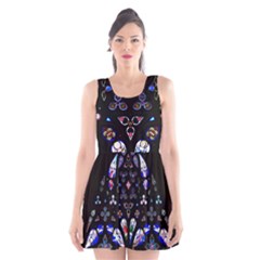 Arcelona Cathedral Spain Scoop Neck Skater Dress by Simbadda