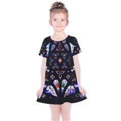 Arcelona Cathedral Spain Kids  Simple Cotton Dress by Simbadda